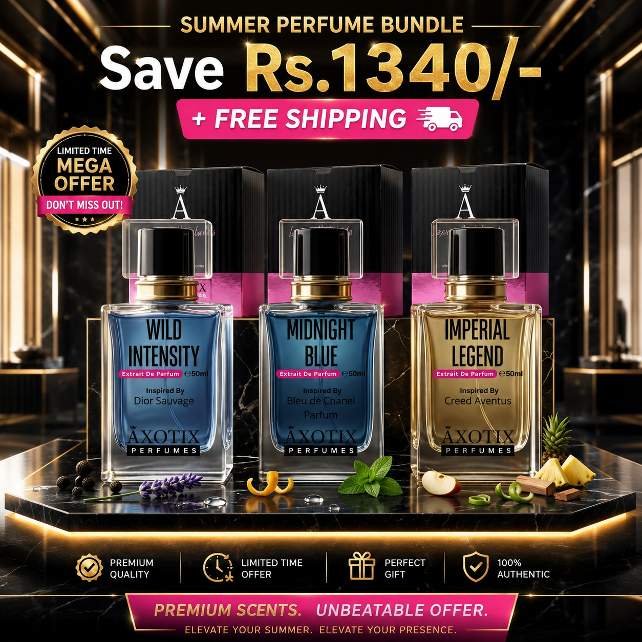 Summer Perfumes Bundle